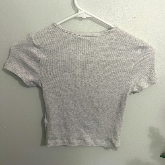 Light Grey Baby Tee - Picture 2 of 3